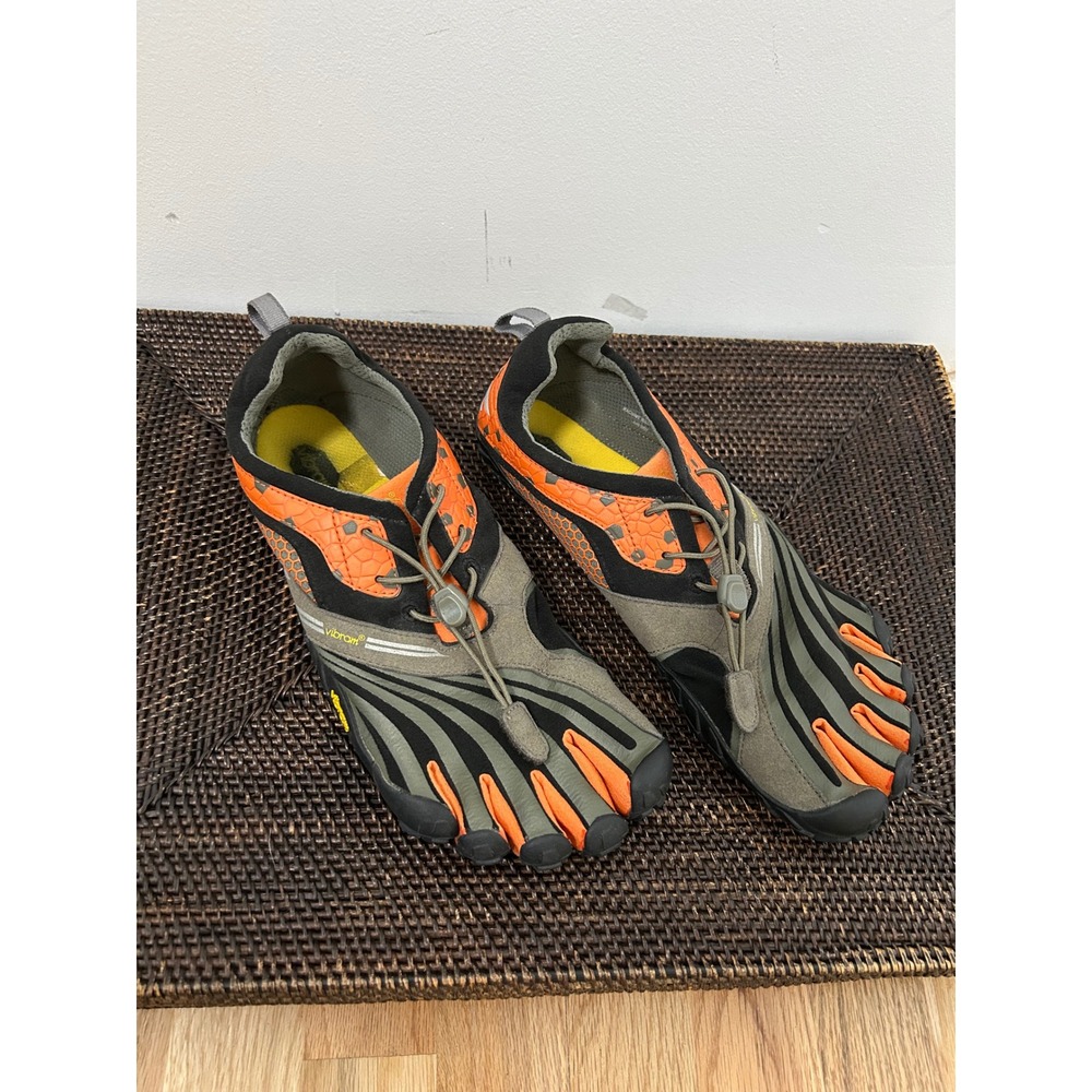 Vibram FiveFingers Spyridon Men 44 Orange Grey Gorpcore Trail Running Shoes